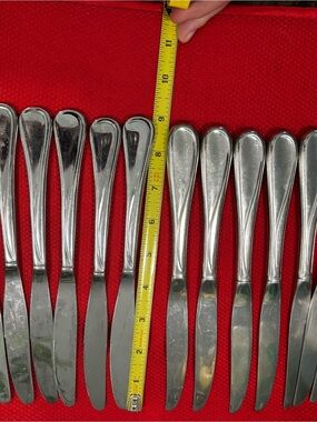 Make offer! Oneida Flight Stainless Steel Knife Set of 16